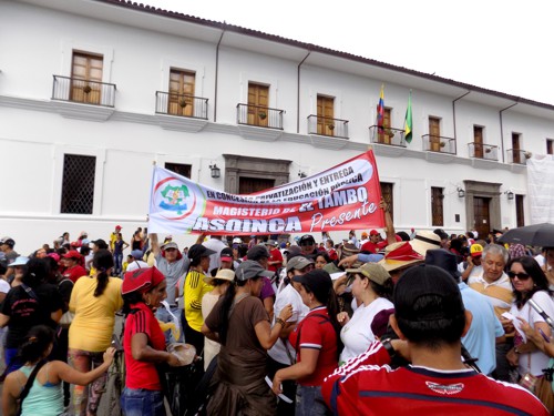 Paro de maestros - Popayán