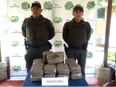 Hallan marihuana en una calle de Quilichao Hallan marihuana en una calle de Quilichao