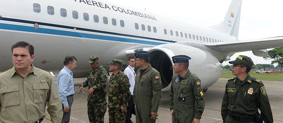 Presidente Santos viajó al Cauca para revisar situación de orden público Presidente Santos viajó al Cauca para revisar situación de orden público