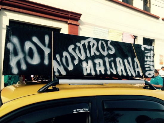 Protestan transportadores de servicio público en Santander de Quilichao Protestan transportadores en Santander de Quilichao1