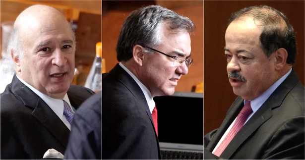 Sabas Pretelt, Diego Palacio y Alberto Velásquez Sabas Pretelt, Diego Palacio y Alberto Velásquez