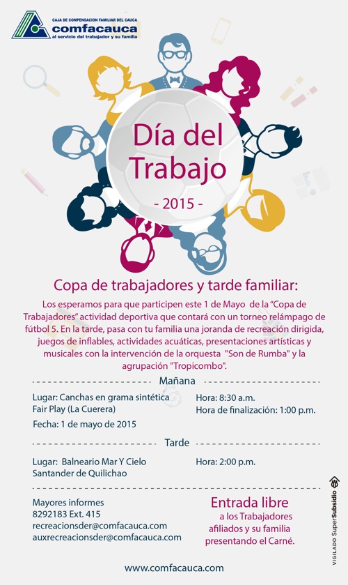 dia del trabajo Santander de Quilichao