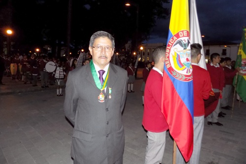 Orden del Gran Cauca - rector del Colegio San Francisco de Asís - Gerardo Ortega rector del Colegio San Francisco de Asís, Gerardo Ortega