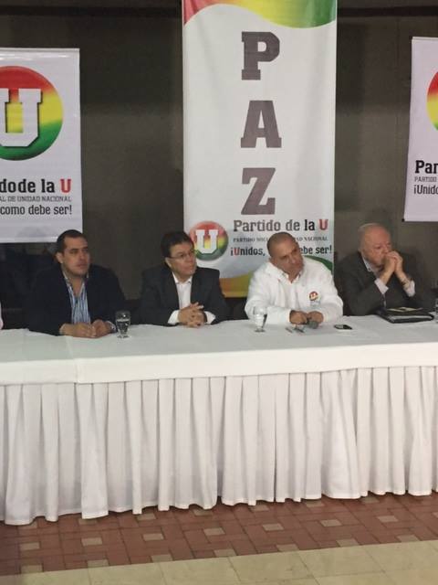 Alejandro Constain, John Jairo Cárdenas, Roy Barreras, Aurelio Iragorri Alejandro Constain