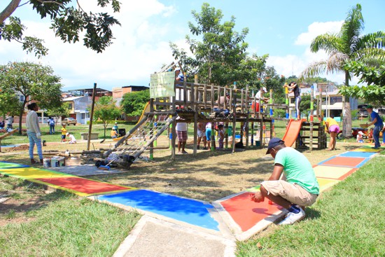Arreglan Parque de Calama - Santander de Quilichao, Cauca Arreglan Parque de Calama - Santander de Quilichao, Cauca3