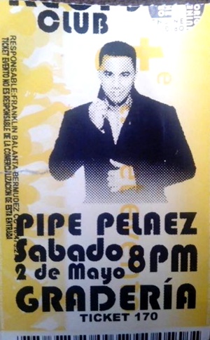 Boleta - Concierto Pipe Peláez - Santander de Quilichao Boleta - Concierto Pipe Peláez - Santander de Quilichao