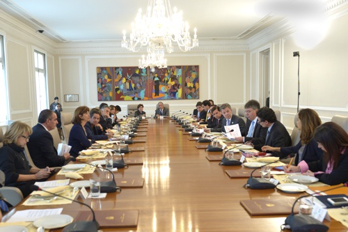 Consejo de ministros - Casa de Nariño - presidente Santos Consejo de ministros - Casa de Nariño - presidente Santos