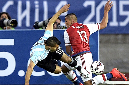 Selecciones de Argentina y Paraguay - Copa América de Chile 2015 Argentina y Paraguay