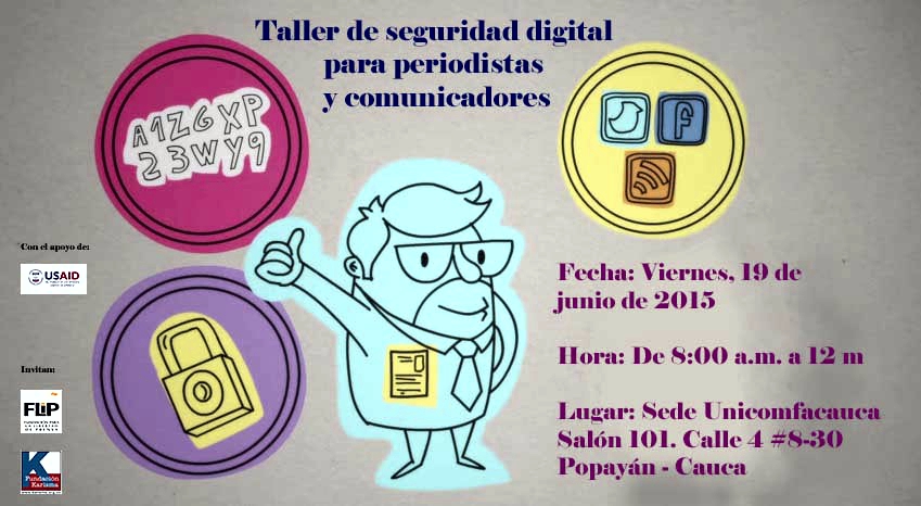 Invitación taller de seguridad digital