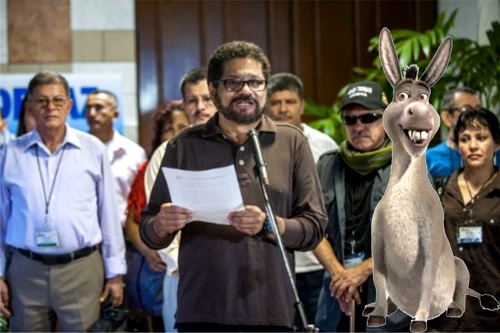 Las Farc tienen mentalidad de burros Las Farc tienen mentalidad de burros