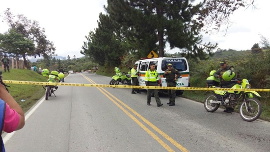 Tres policías muertos en Timbío, Cauca Tres policías muertos en Timbío, Cauca