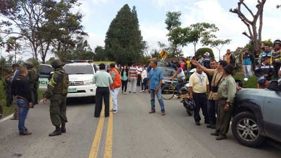 Tres policías muertos en Timbío, Cauca Tres policías muertos en Timbío, Cauca1