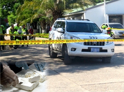 A la cárcel por transportar cocaína en una camioneta con logos falsos de la ONU A la cárcel por transportar cocaína en una camioneta con logos falsos de la ONU
