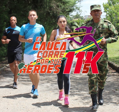 El Cauca corre por sus héroes - carrera atlética El Cauca corre por sus héroes - carrera atlética