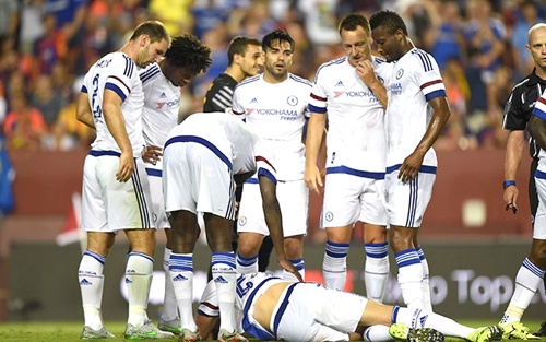 Falcao con el Chelsea - uniforme blanco Falcao con el Chelsea - uniforme blanco