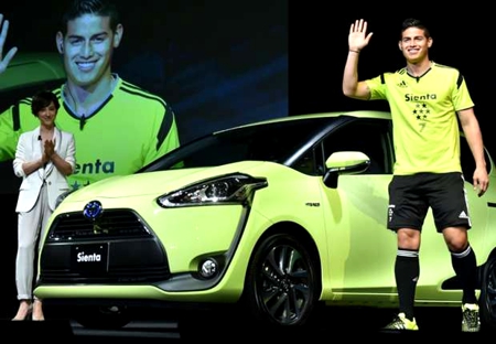 James Rodríguez protagoniza nuevo comercial en Japón James Rodríguez protagoniza nuevo comercial en Japón