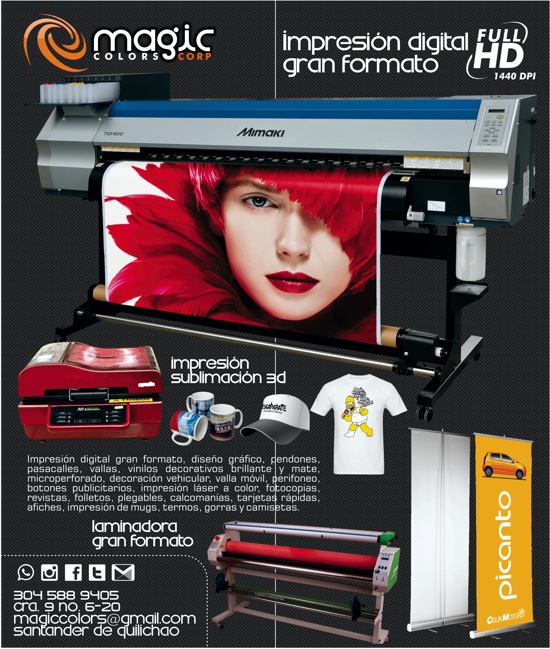 Magic Colors Corp - Publicidad - Santander de Quilichao - Cauca Magic Colors Corp - Publicidad - Santander de Quilichao - Cauca