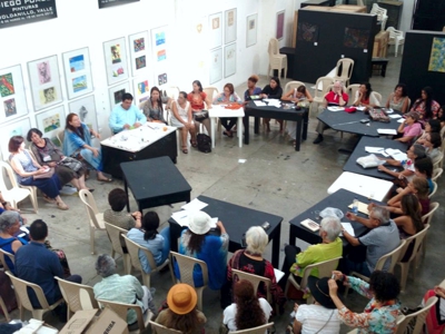 Taller de Marga en el XXXI Encuentro en el taller de intaglios - mujeres poetas Taller de Marga en el XXXI Encuentro en el taller de intaglios - mujeres poetas