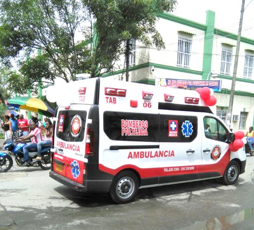 Ambulancia nueva para el municipio de Puerto Tejada - bomberos Ambulancia nueva para el municipio de Puerto Tejada