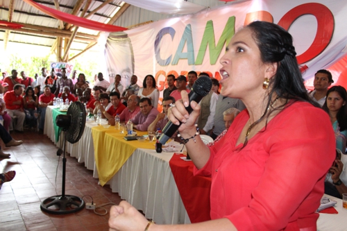 Este domingo, 16 de agosto de 2015, fiesta política en Santander de Quilichao Lucy Amaparo Guzman (4)