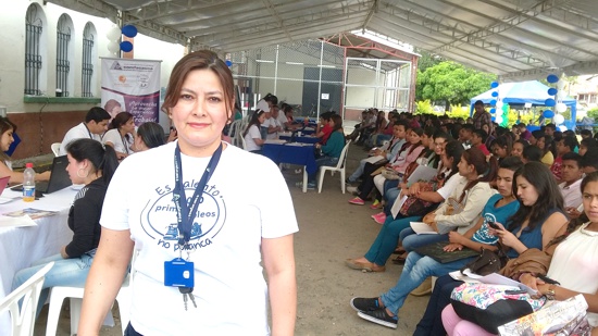 María Eugenia Bastidas, coordinadora de la Oficina de Gestión de Empleabilidad de Comfacauca María Eugenia Bastidas, coordinadora de la Oficina de Gestión de Empleabilidad de Comfacauca