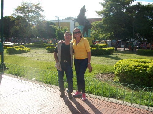 Oscar Zuluaga Hurtado con Dianita Ruiz Ruiz