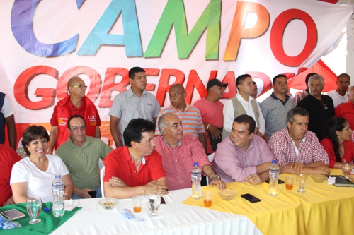 Este domingo, 16 de agosto de 2015, fiesta política en Santander de Quilichao mesa principal