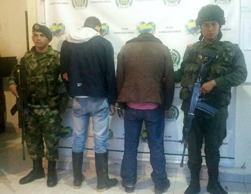 Ejército capturó cinco presuntos delincuentes en Inzá, Cauca Ejército capturó cinco presuntos delincuentes en Inzá, Cauca