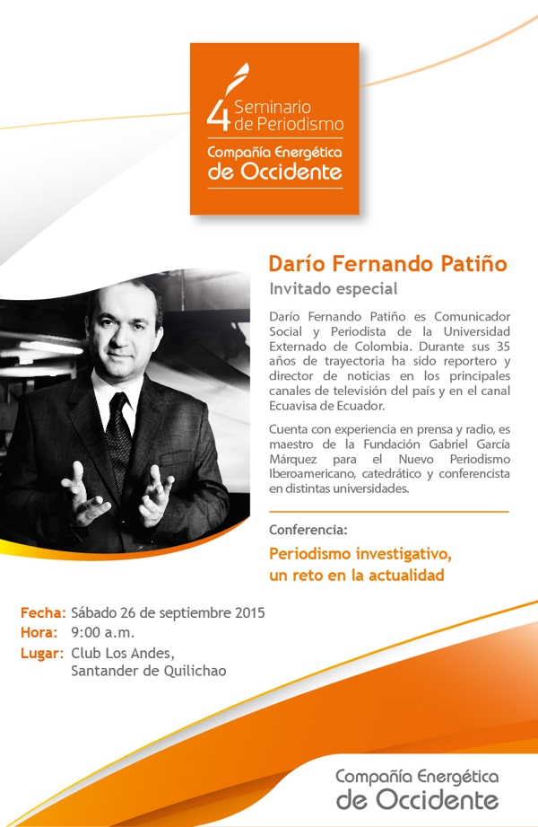 Invitación Seminario de Periodistas