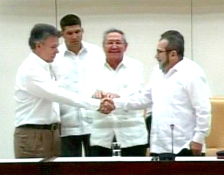 Jurisdicción especial para la paz - Santos - Castro - Timochenko