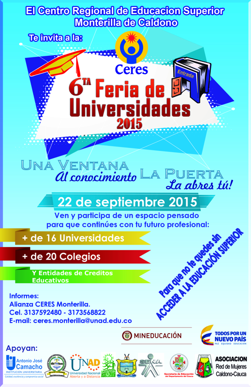 volante feria de universidades