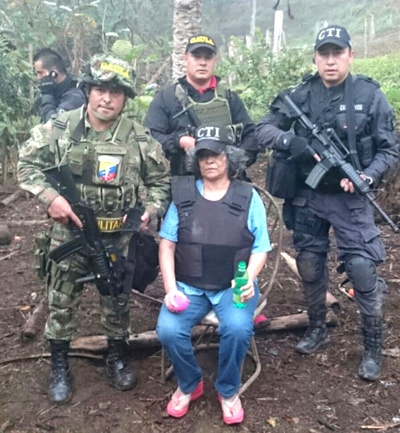 Gloria Amparo Montoya fue rescatada por el Ejército y la Fiscalía en el Cauca Gloria Amparo Montoya fue rescatada por el Ejército y la Fiscalía en el Cauca