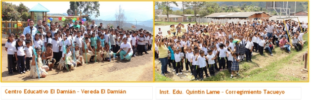 La Compañía Energética de Occidente entregó dos parques infantiles en Toribío - Cauca La Compañía Energética de Occidente entregó dos parques infantiles en Toribío - Cauca