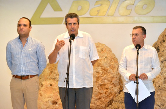 Luis Fernando Velasco, Roy Barreras y Alfredo Deluque Luis Fernando Velasco, Roy Barreras y Alfredo Deluque