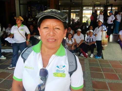 Maricel Jiménez, miembro del Sindicato de las Madres Comunitarias del Cauca Maricel Jiménez, miembro del Sindicato de las Madres Comunitarias del Cauca