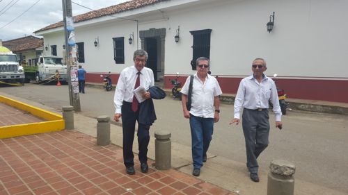 Germán Pabón Gómez, Jorge Muñoz Fernández, José López Hurtado Proclama Foro 11