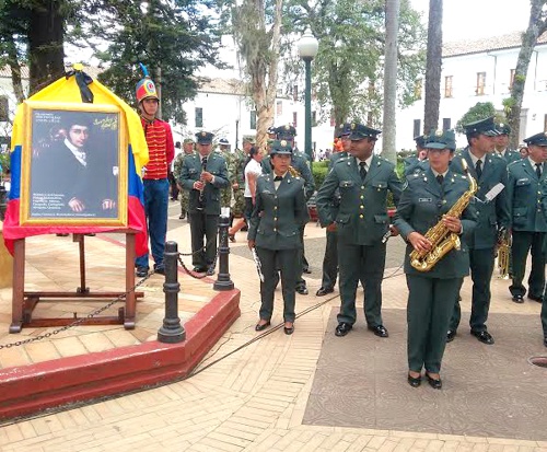 Rinden homenaje al Sabio Caldas en Popayán Rinden homenaje al Sabio Caldas en Popayán