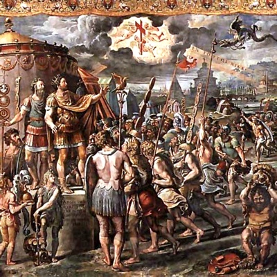 Un día como hoy Constantino I el Grande afirma que ha visto la cruz de Cristo en el cielo Un día como hoy Constantino I el Grande afirma que ha visto la cruz de Cristo en el cielo