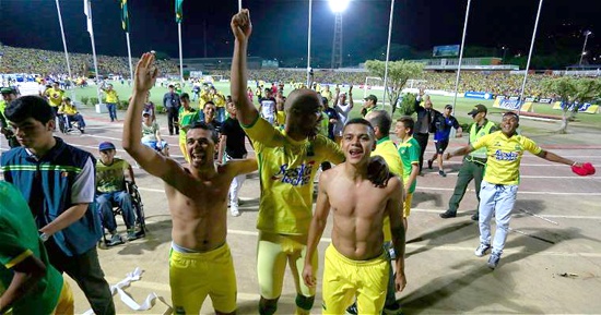 Bucaramanga logró ascender a la Primera A del fútbol colombiano Bucaramanga logró ascender a la Primera A del fútbol colombiano