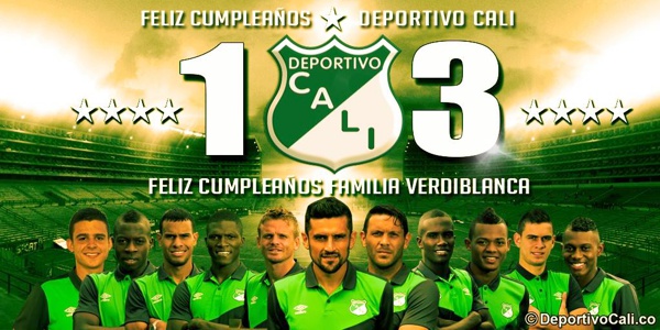 Cumpleaños No. 103 del Deportivo Cali Cumpleaños No. 103 del Deportivo Cali