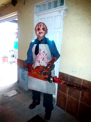 Disfraz de asesino de la Masacre en Texas causó pánico en El Cerrito
