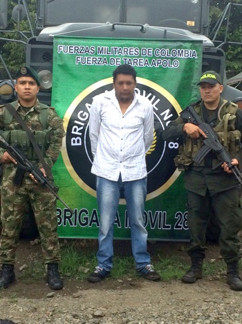 Ejército capturó a alias 'Burro Mono' Ejército capturó a alias 'Burro Mono'