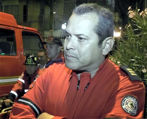Juan Carlos Gañan, Capitán de los Bomberos Voluntarios de Popayán. Juan Carlos Gañan, Capitán de los Bomberos Voluntarios de Popayán.