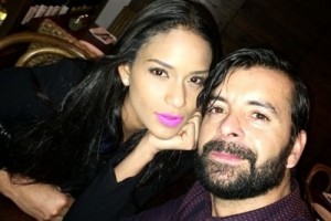La señorita Colombia y su novio, el corresponsal de Davivienda La señorita Colombia y su novio, el corresponsal de Davivienda