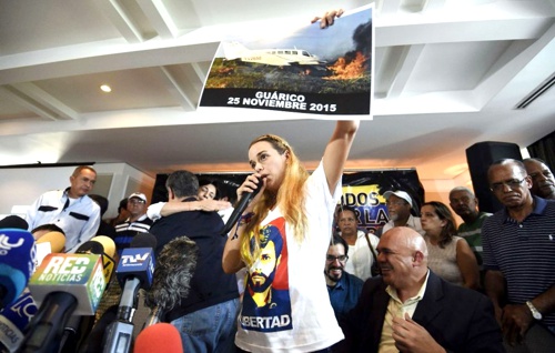 Lilian Tintori, esposa de Leopoldo López en Venezuela Lilian Tintori, esposa de Leopoldo López en Venezuela