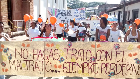 Marcha por la violencia contra la mujer en Santander de Quilichao Marcha por la violencia contra la mujer en Santander de Quilichao1