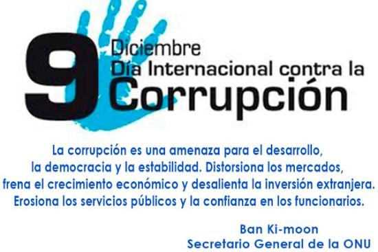 Día Internacional contra la Corrupción Día Internacional contra la Corrupción