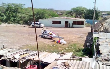 Helicóptero de la guardia venezolana cayó en La Guajira Helicóptero de la guardia venezolana cayó en La Guajira