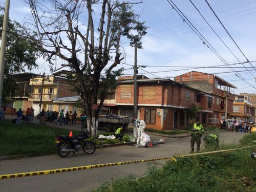 Olga González accidente moto 1