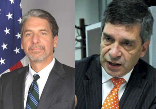 Kevin Withaker, Rafael Pardo Embajador Kevin Whitaker + Rafael Pardo